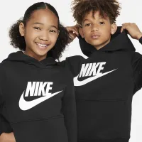 Nike Sportswear Club Fleece Big дитячі Толстовка з капюшоном колір чорний