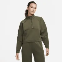 Nike Dri-FIT Prima женская 1/2-Zip тренировочные Top цвет зеленый