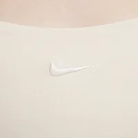 Nike Sportswear Chill Knit жіноча Tight Cami Tank колір коричневий
