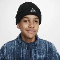 Nike ACG Terra Big дитячі Beanie колір чорний