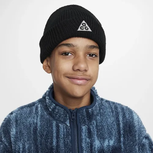 Nike ACG Terra Big дитячі Beanie колір чорний