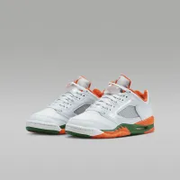 Nike Air Jordan 5 Retro Low Big детские Кроссовки цвет серый