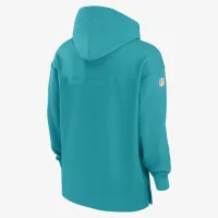 Miami Dolphins Sideline Jersey чоловічі Nike Dri-FIT NFL Pullover Толстовка з капюшоном колір зелений