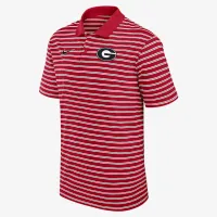 Georgia Bulldogs Primetime Victory Striped мужские Nike Dri-FIT College Polo цвет красный