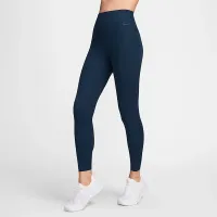 Nike Zenvy Rib жіноча Gentle-Support З високою талією 7/8 лосіни блакитний