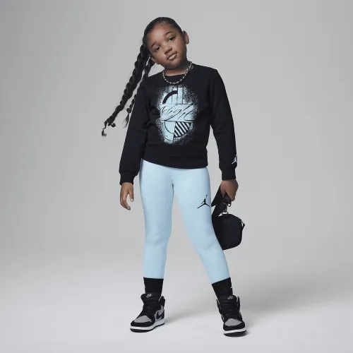 Nike Jordan W J Brooklyn Fleece лосины набор Little Kids 2-Piece набор синий