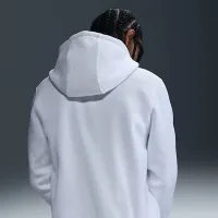 Nike Club мужские Full-Zip Fleece Толстовка с капюшоном цвет белый
