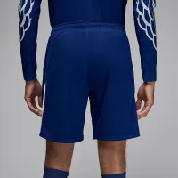 Nike Paris Saint-Germain Strike Fourth мужские Jordan Dri-FIT Soccer Knit шорты синий
