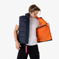 безрукавка Alpha Industries Puffer Vest FD 11811007 - гранатовий