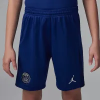 Nike Paris Saint-Germain 2025 Stadium Fourth Big дитячі Jordan Dri-FIT Soccer Replica шорти блакитний
