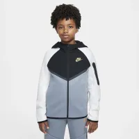 Nike Sportswear Tech Fleece Big детские Full-Zip Толстовка с капюшоном цвет серый
