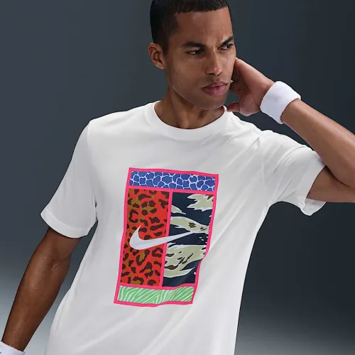 NikeCourt чоловічі Dri-FIT Tennis футболка колір білий