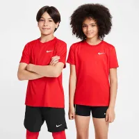 Nike Legend Big детские Dri-FIT футболка цвет красный