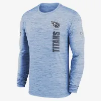 Tennessee Titans Sideline Velocity чоловічі Nike Dri-FIT NFL Long-Sleeve футболка блакитний
