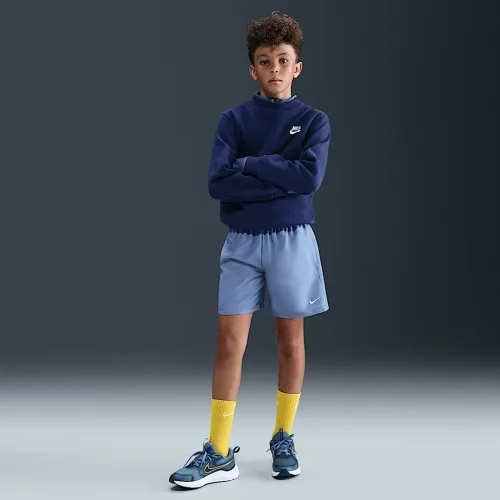 Nike Multi Big детские Dri-FIT тренировочные шорты синий