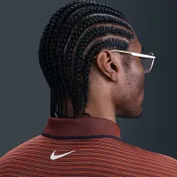 Nike Tour чоловічі Dri-FIT Striped для гольфу Polo колір червоний