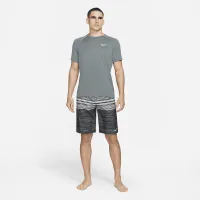 Nike Essential чоловічі Short-Sleeve Hydroguard Swim Shirt колір сірий