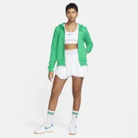 Nike Sportswear Club Fleece женская Full-Zip Толстовка с капюшоном цвет зеленый