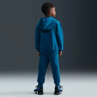 Nike Kylian Mbappé Little Kids 'Fleece Pullover Толстовка с капюшоном and Pants набор синий