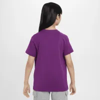 Nike Sportswear Big детские (Girls') футболка цвет фиолетовый