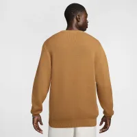 Nike Club чоловічі Crew-Neck Sweater колір коричневий