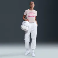 Nike Swoosh женская волейбольные футболка Pink
