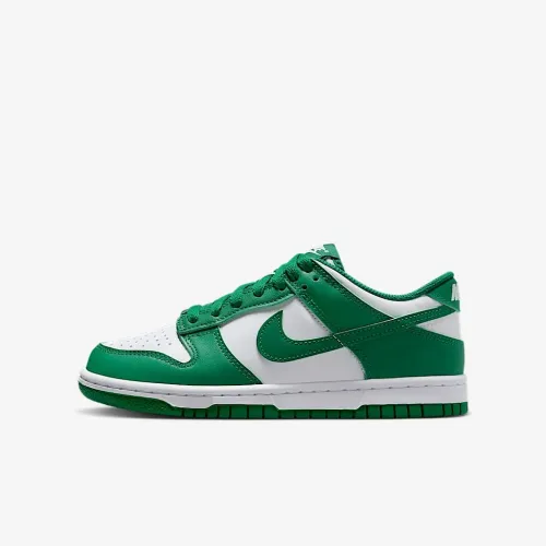 Nike Dunk Low Big детские Кроссовки цвет белый