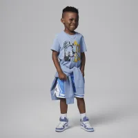 Nike Jordan Retro Spec Little детские Graphic футболка синий