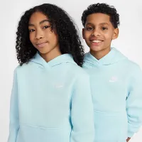 Nike Sportswear Club Fleece Big дитячі Pullover Толстовка з капюшоном блакитний