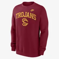 USC Trojans Legacy Classic Arch Over Logo чоловічі Nike College Pullover Crew колір червоний
