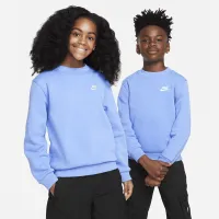 Nike Sportswear Club Fleece Big Kids' Sweatshirt Blue