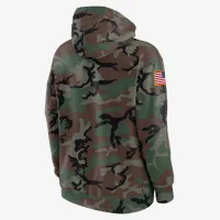 Iowa Hawkeyes Military Appreciation Club Men’s Nike College Pullover Толстовка с капюшоном цвет зеленый