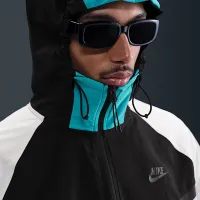 Nike Tech мужские Woven Windrunner Full-Zip Куртка цвет черный