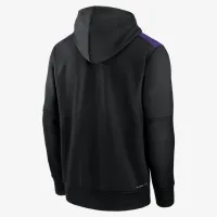 Tampa Bay Rays Authentic Collection чоловічі Nike Therma MLB Pullover Толстовка з капюшоном колір чорний