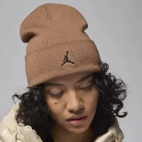 Nike Jordan Peak Essential Beanie колір коричневий