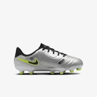 Nike Jr. Tiempo Legend 10 Academy Little/Big детские Multi-Ground Low-Top футбольные бутсы цвет серый