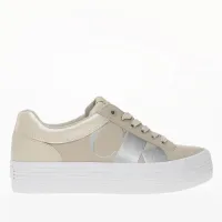 Кросівки Calvin Klein Bold Vulc Flatform Low Leather NBS MET YW0YW01414-02X - Бежевий