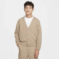 Nike Sportswear Metro Ground Big дитячі Cardigan колір коричневий