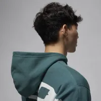 Nike Jordan MVP мужские Fleece Pullover Толстовка с капюшоном цвет зеленый