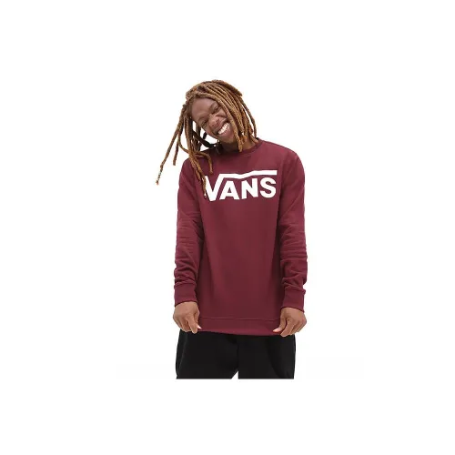 Кофта/футболка Vans Classic Crew VN0A456A4QU1 - бордовая