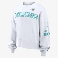 Miami Dolphins женская Nike NFL Pullover Crew цвет белый