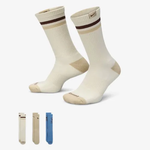 Nike Everyday Cushioned Crew шкарпетки (3 пар) різнокольорові