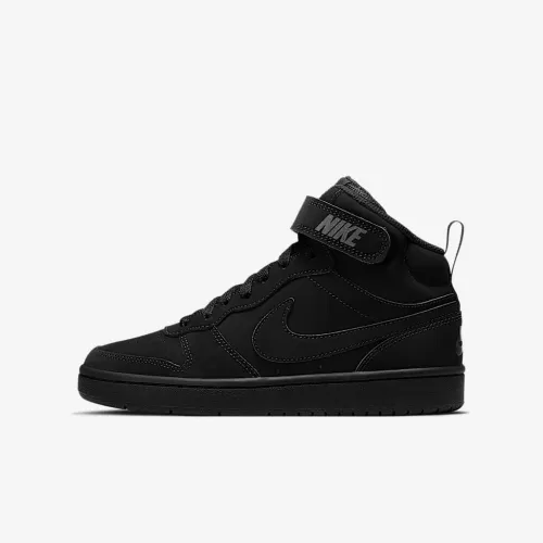 Nike Court Borough Mid 2 Big дитячі Кросівки колір чорний