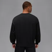 Nike Jordan Brooklyn Fleece чоловічі Crewneck світшот колір чорний