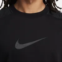 Nike Standard Issue мужские баскетбольные Crew-Neck свитшот цвет черный