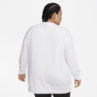 Nike Dri-FIT One жіноча Crew-Neck French Terry Tunic (великі розміри) колір білий