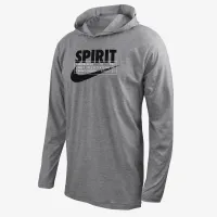 Washington Spirit чоловічі Nike Soccer Long-Sleeve Hooded футболка колір сірий