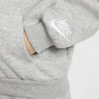 Nike Sportswear Club Little детские French Terry Long Sleeve Polo цвет серый