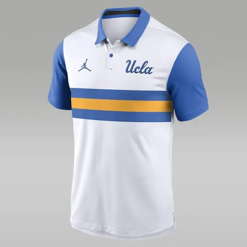 Nike UCLA Bruins Primetime Campus Vapor чоловічі Jordan Dri-FIT College Polo колір білий