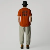 Футболка The North Face колір червонийbox Celebration 0A87NV1I01 - коричнева